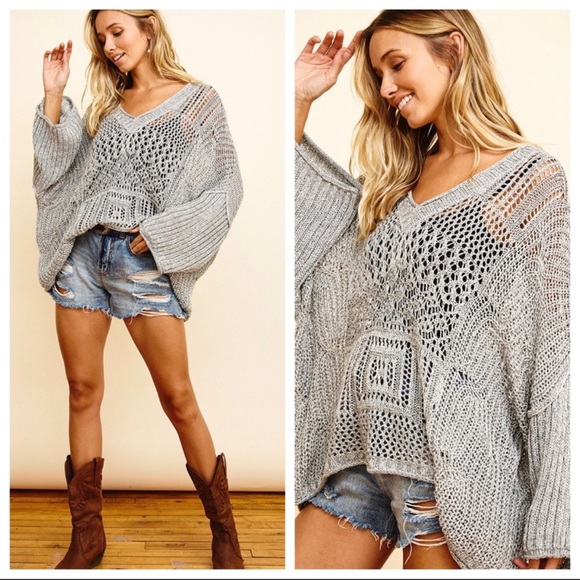 Most Beautiful Lightweight Crochet Sweater - Picture 5 of 6